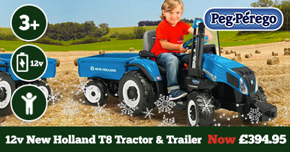 new holland battery powered toy tractor